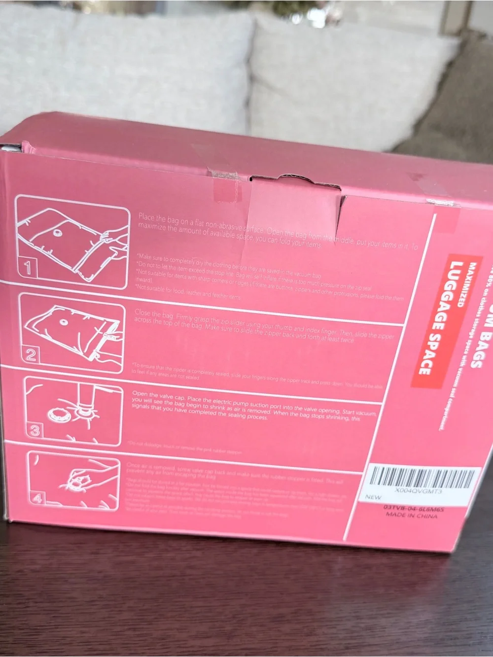Brand New 18 Pack Travel Vacuum Bags with Electric Pump - Space-Saving Storage